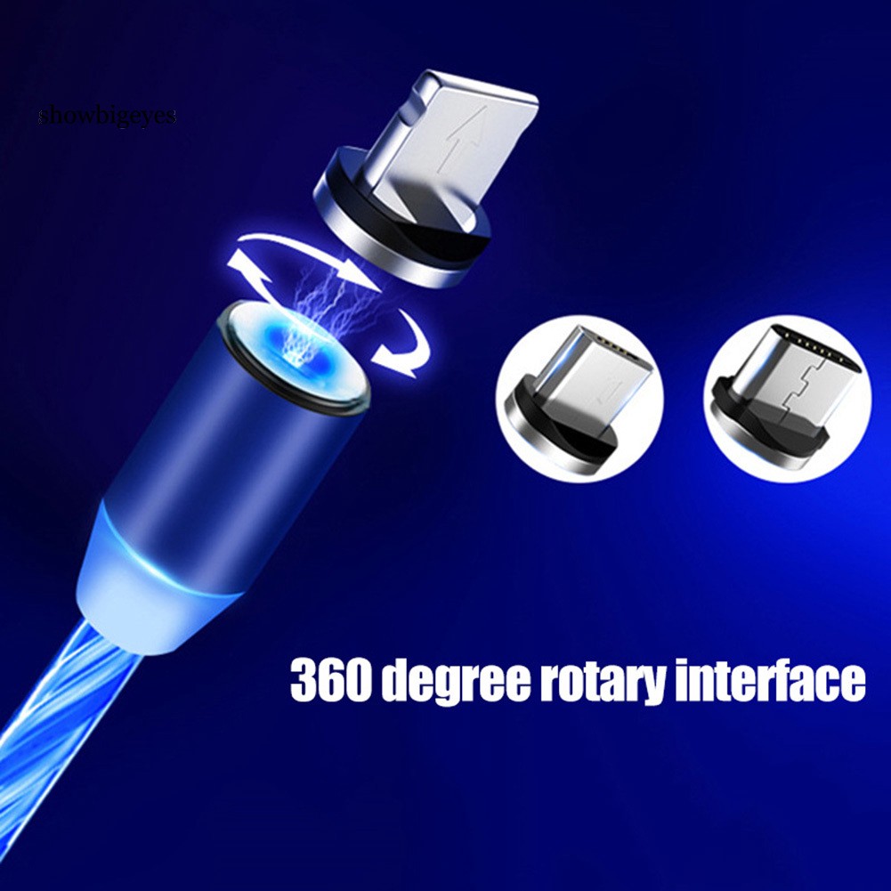 Dây cáp Micro USB Type-C nam châm sạc pin truyền dữ liệu 3.1A dành cho Android iPhone