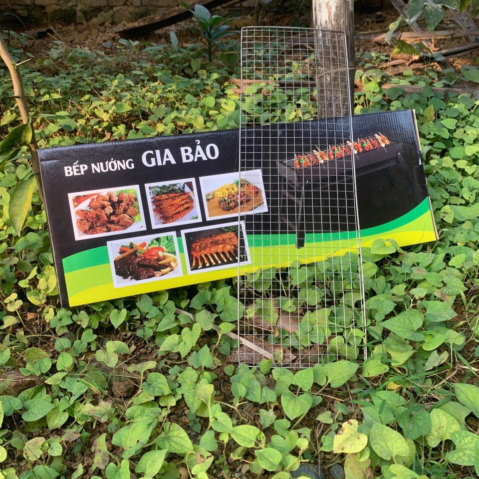 Bếp nướng than hoa BBQ ngoài trời cao cấp NPP GIA BẢO