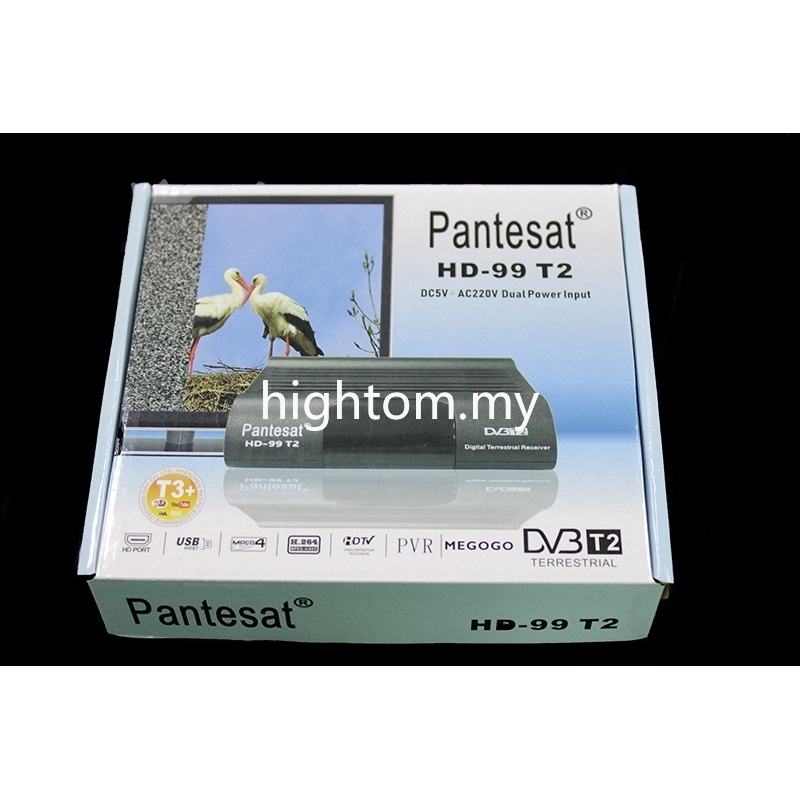 Thiết Bị Giải Mã Tv Box Pantesat Hd-99 T2 Dvbt2 H.265 Mpeg-2 / 4 Pvr Hỗ Trợ Youtubetv