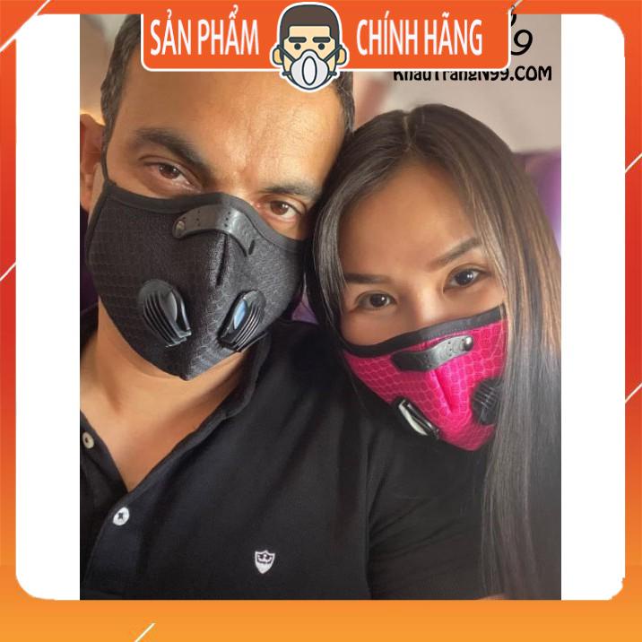 Khẩu trang vải lưới [Cao Cấp] Mesh95 đeo sau gáy điều chỉnh được