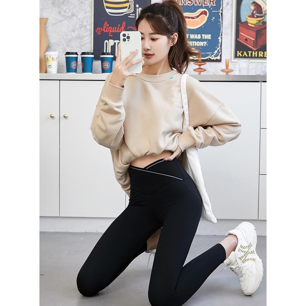 Quần Legging Nữ Dài Gen Bụng Cạp Chéo Lưng Cao Vải Thun Cotton Ôm Bó, Quần Tregging Nữ Dài Tập Gym Có Bigsize Đến 3xl