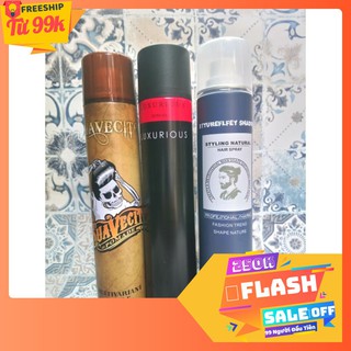 COMBO 3 GÔM XỊT TÓC GIỮ NẾP TỐT  Luxurious+Suavecito+Butterfly Shadow