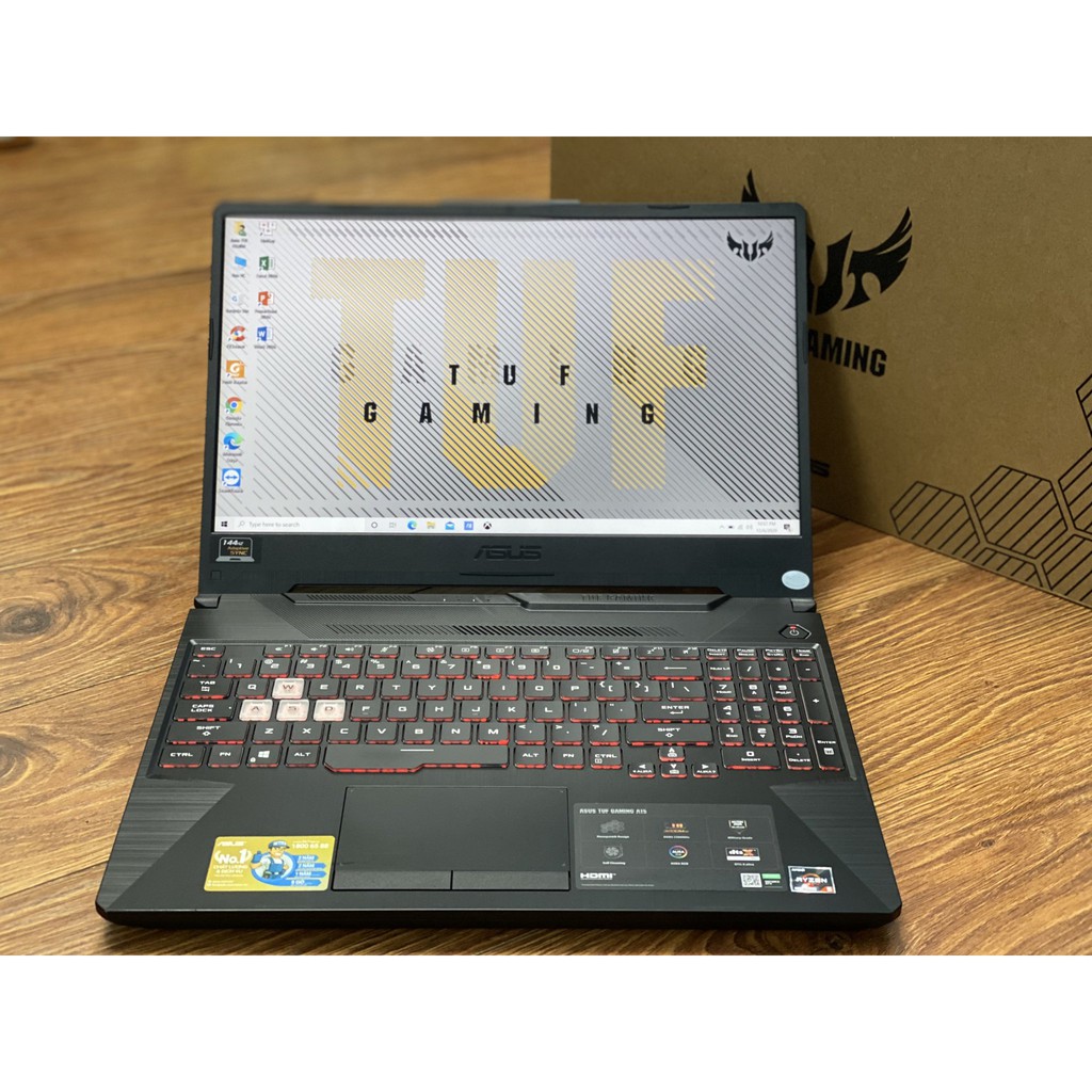 Laptop Asus TUF Gaming FA506II (Ryzen 7 4800H 16CPU, Ram 8GB, SSD 512GB, GTX 1650Ti 4GB, MH 15.6" FullHD 144Hz) | WebRaoVat - webraovat.net.vn