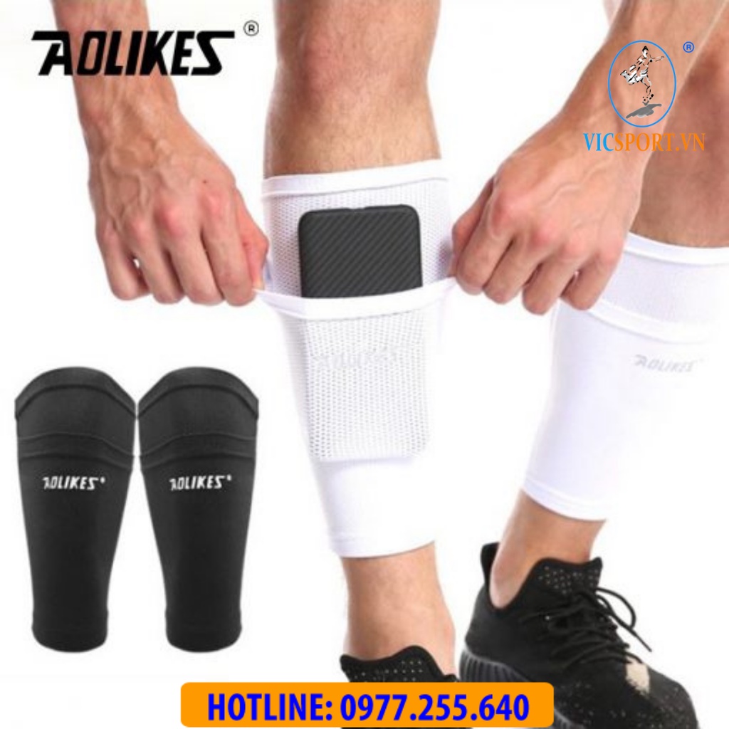 Tất Ống Đồng Aolikes, Tất Bảo Vệ Ống Đồng Aolikes Co Giãn Thoáng Khí - Vicsport