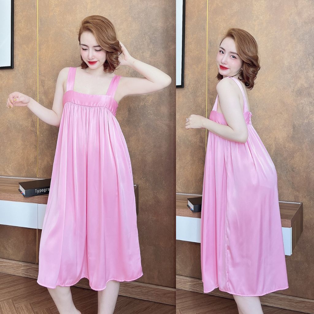 Váy ngủ sexy MIKY Đầm ngủ sexy lụa LATIN Chất Siêu Mát Dáng Siêu Xinh &lt;63kg