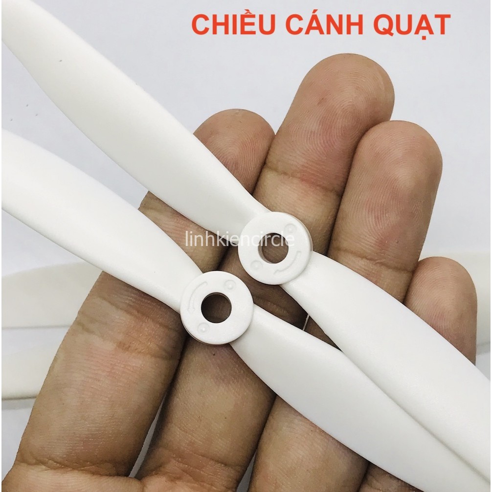 4 cánh quạt máy bay mini flycam 125mm trục 5mm thuận nghịch chất lượng cao - KG0004