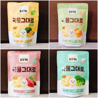 Bánh Gạo Hữu Cơ Alvins 4 Vi Ăn Dặm Cho Bé 6+