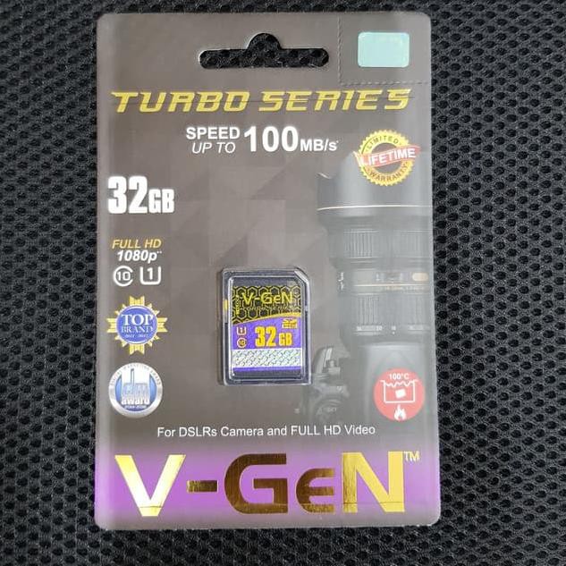 Thẻ Nhớ Sd Rcd Xvf-583 32gb V-Gen Turbo 100mb / S Class 10 32gb