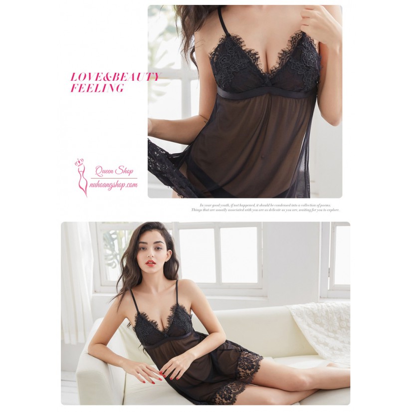 Váy ngủ mong manh quyến rũ V330 | BigBuy360 - bigbuy360.vn