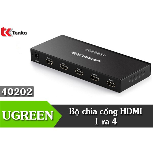 Bộ chia HDMI 1 ra 4 - HDMI splitter Ugreen 40202