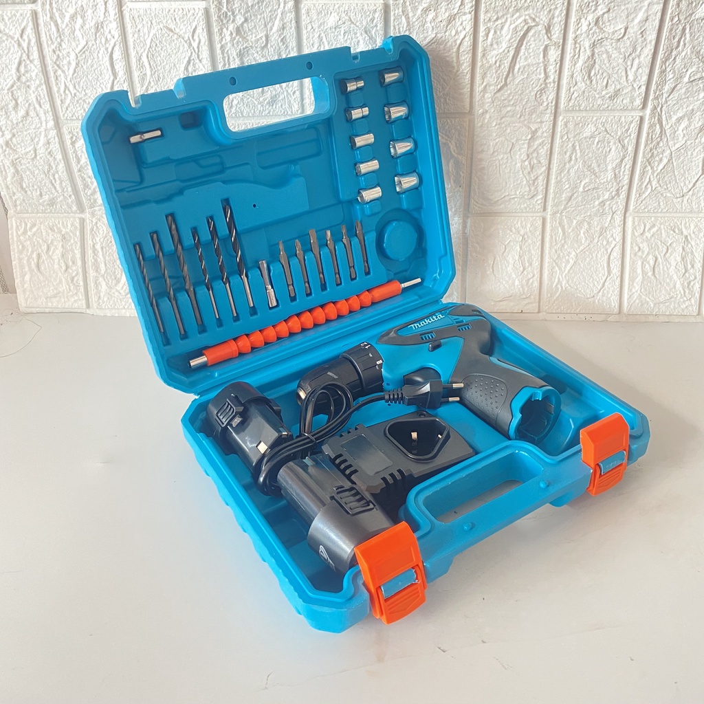 MÁY KHOAN - MÁY BẮT MAKITA DF330DWE 12V - 2 PIN - TẶNG 2 MŨI BẮT VÍT - SẠC CỐC CAO CẤP