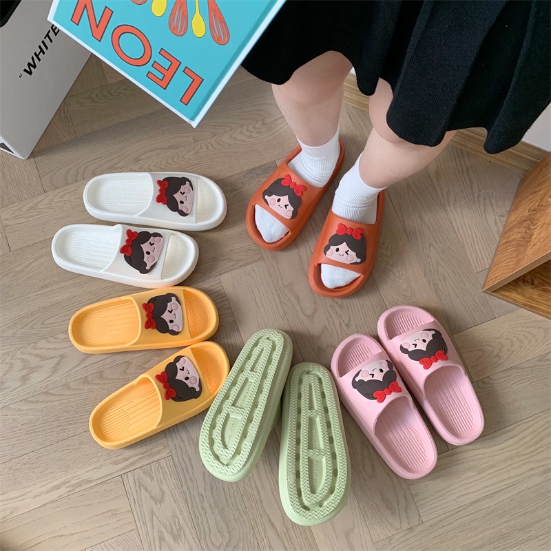 JY409-C3 CÔNG CHÚA Dép bánh mì nữ dễ thương CÔ GÁI giá rẻ đi trong nhà đế mềm nhẹ chân thoải mái khi vận động