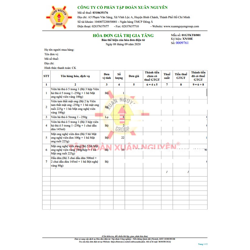 Xuân Nguyên-Combo 3 hộp viên hà thủ ô 5in1