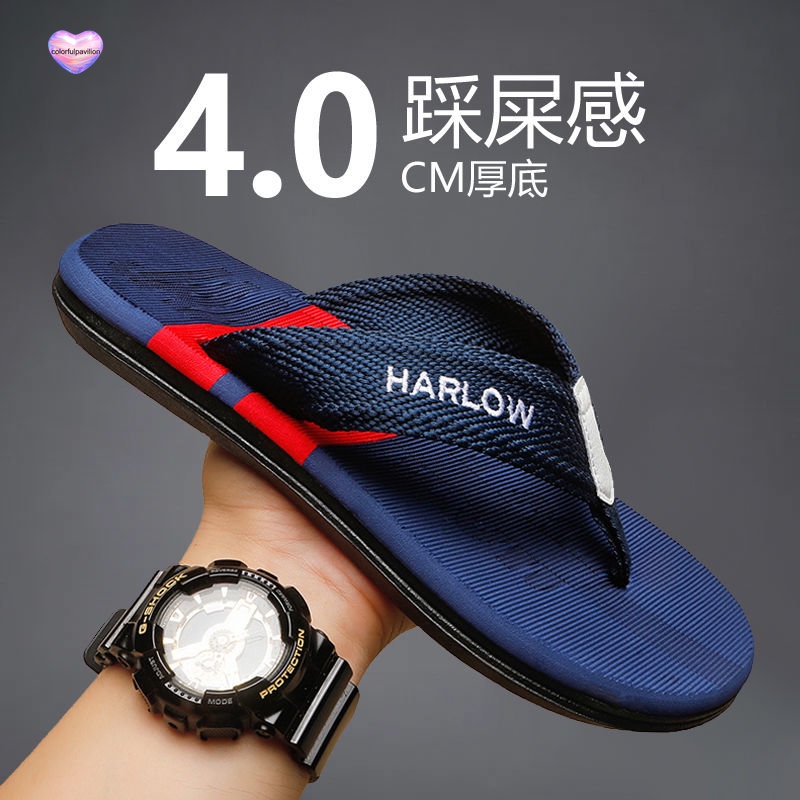 Dép Xỏ Ngón Đế Dày Chống Trượt Thời Trang Xu Hướng Mới Cho Nam