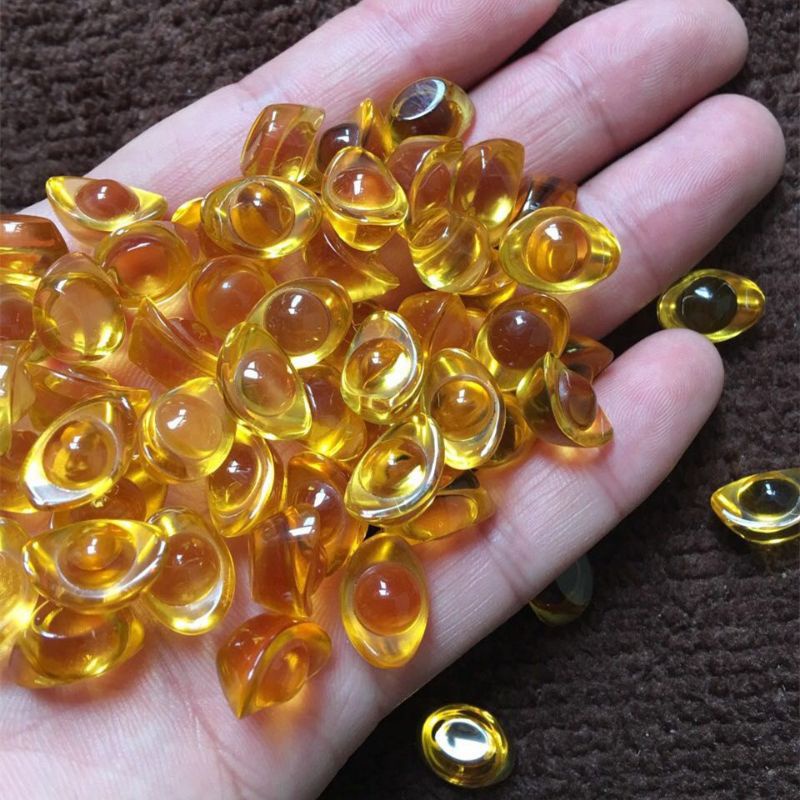 Chum thỏi vàng pha lê kích hoạt cung tài lộc