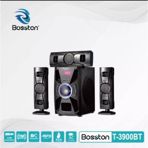Loa 3.1 Bosston T3900-BT Cao Cấp, Loa Vi Tính 3.1 Kiêm Bluetooth USB, Thẻ Nhớ, Công Suất 60W Led RGB