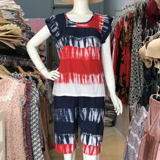 Đồ Bộ Nữ B016 VNXK Kiểu Dáng Đồ Lửng Chất Liệu Vải Tôn (tole) Vải Lanh [ẢNH SHOP TỰ CHỤP]