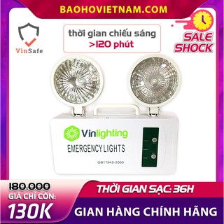 Đèn chiếu sáng thoát hiểm khẩn cấp sự cố mắt cua, thời gian chiếu sáng > 120 phút, tiết kiệm điện, bảo hành 6 tháng