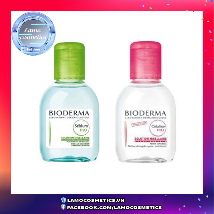 Nước Tẩy Trang Bioderma 100ML Pháp Chính Hãng 100%