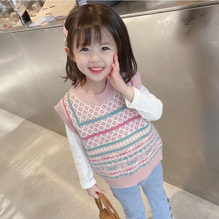 Áo Khoác Len Không Tay Thời Trang Xuân Thu Cho Nữ