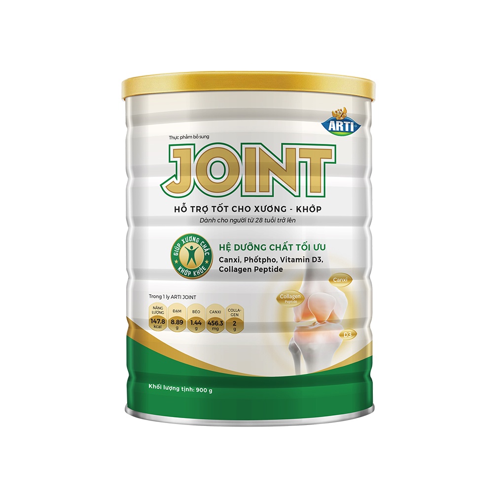 [Date T2/25] Sữa Bột xương khớp Arti Joint 900g – Giúp xương chắc khớp khỏe, ngăn ngừa thoái hóa khớp (Trên 28T)