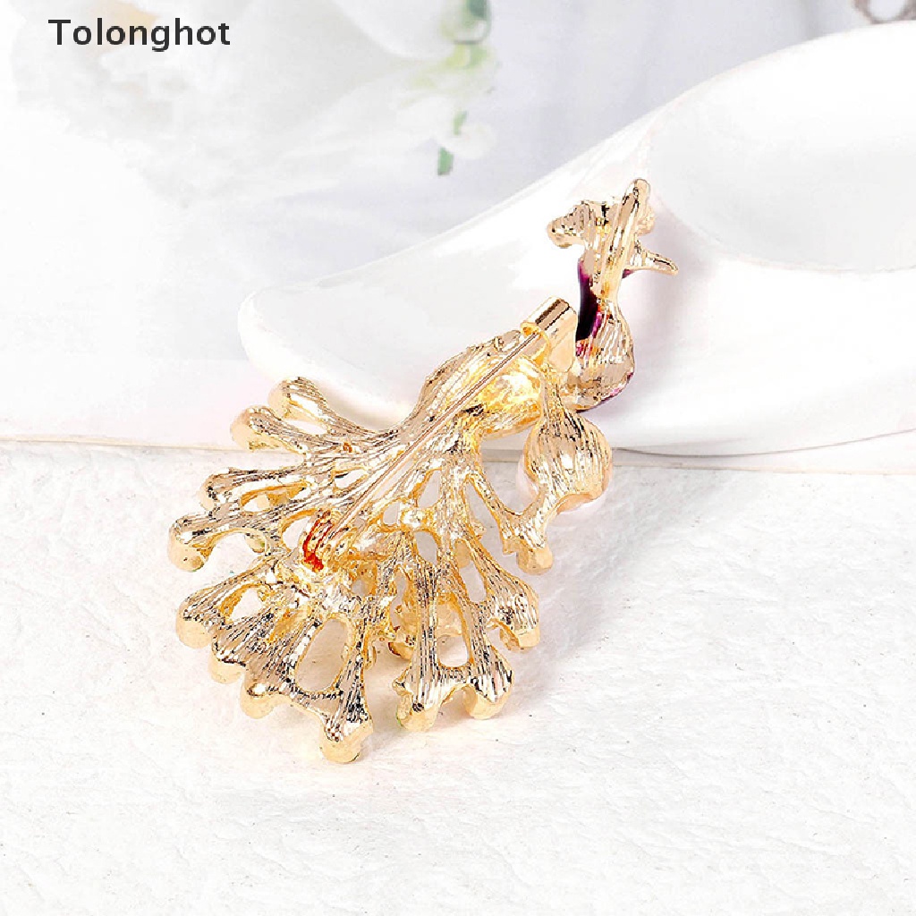 Trâm Cài Áo Hình Động Vật Đính Đá Pha Lê Phong Cách Vintage