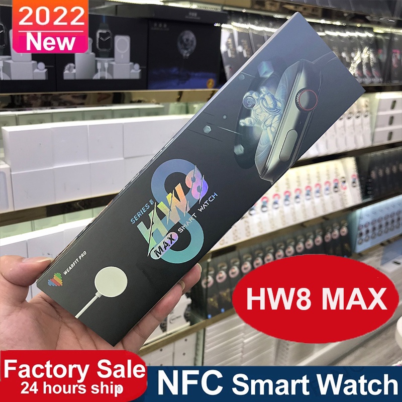 Đồng Hồ Thông Minh HW8 max Series 8 1.99" Đồng Hồ Thông Minh Kết Nối Bluetooth NFC W27 DT7 max