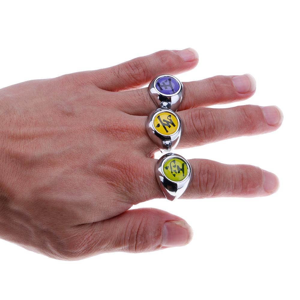 Nhẫn đeo tay hóa trang nhân vật hoạt hình akatsuki member Ninja bằng kim loại