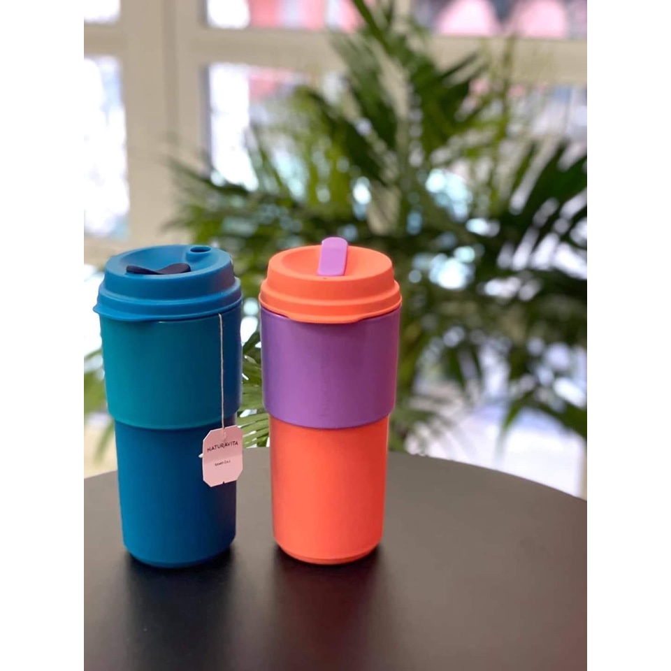 Ly nước mang đi có nắp - Coffee To Go tặng kèm quai xách