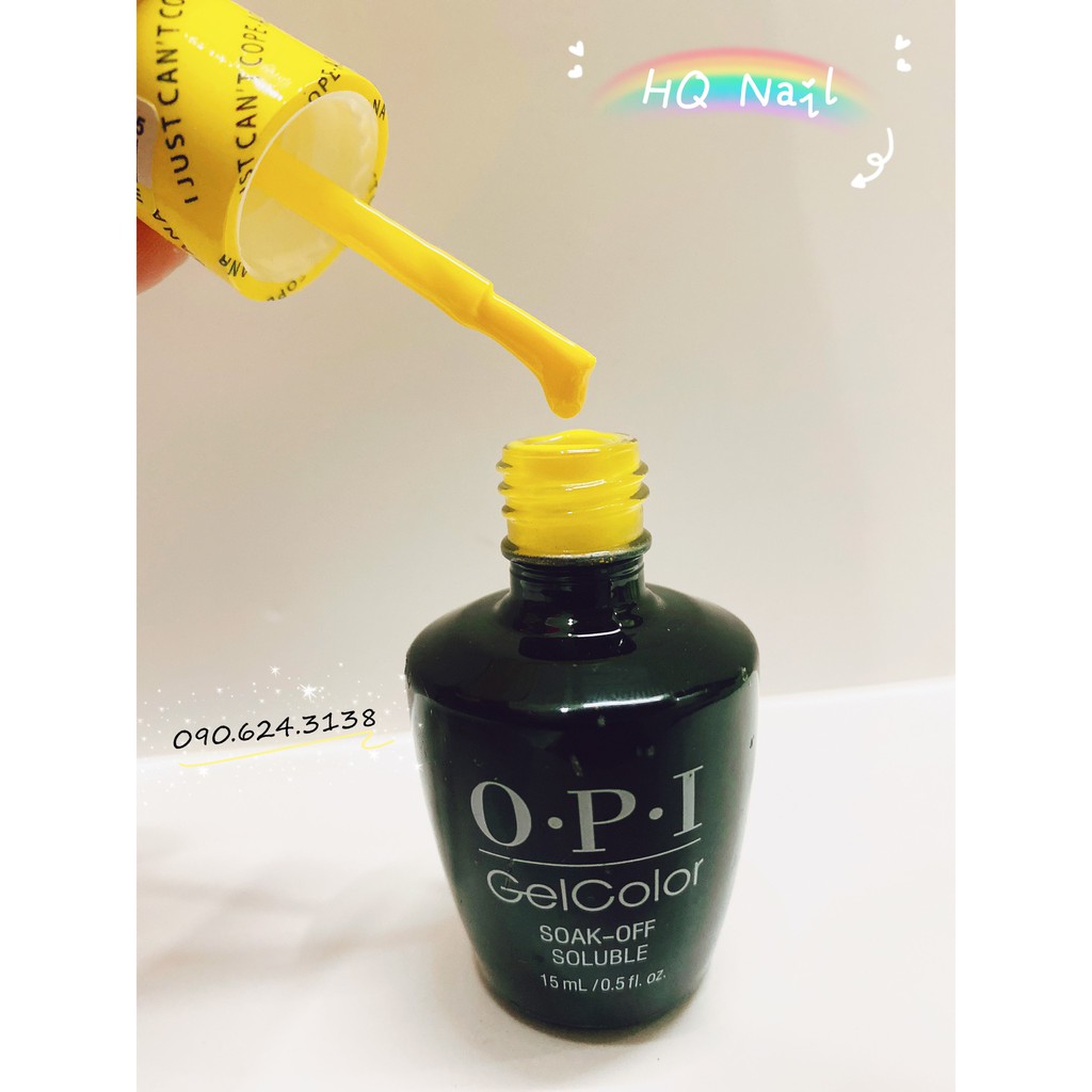 Sơn móng tay màu vàng - sơn gel OPI cơ bản được nhiều thợ nail tin dùng