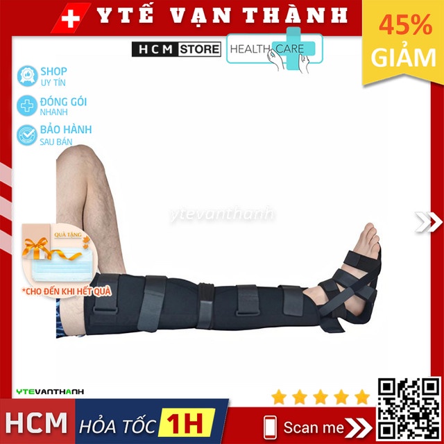 ✅ Nẹp Chống Xoay Dài (Có Bàn) Ty Sport | Gia Hưng Vina, Hoặc Tương Đương -VT0262 | Y Tế Vạn Thành