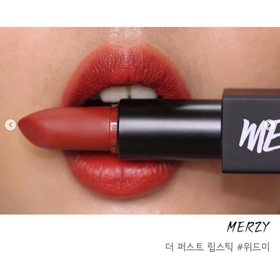 Son thỏi Merzy Another Me The First Lipstick - màu L9 - Đỏ Nâu