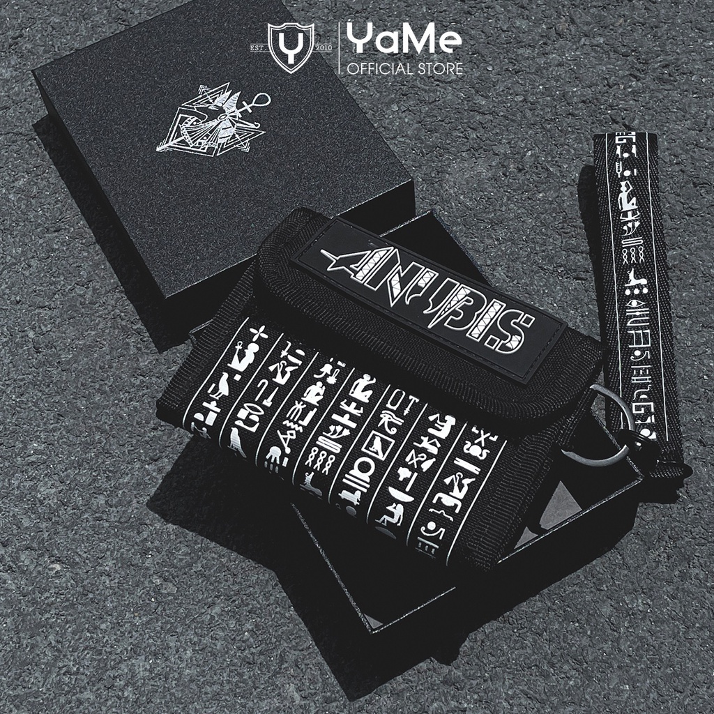 Ví Nam Nữ Mini Cầm Tay Nhỏ Gọn Thời Trang Y2010 Thần Cổ Đại Anubis Ver1 19661 |YaMe|