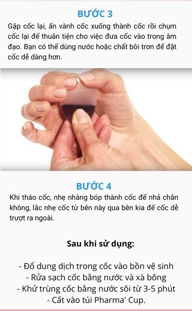 [GIÁ SỐC] Cốc nguyệt san Pharma Cup - Pháp