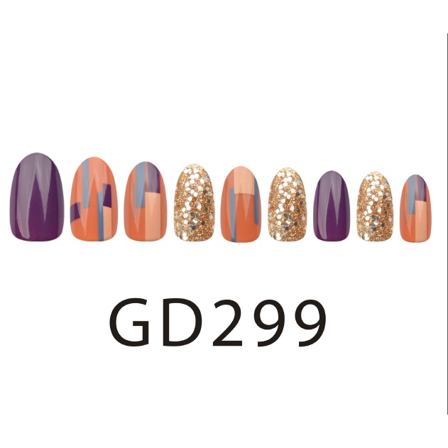 {Nailbox 299} - HỘP 30 MÓNG DÁN  GODDEED CAO CẤP HÀN QUỐC sẵn keo sau móng