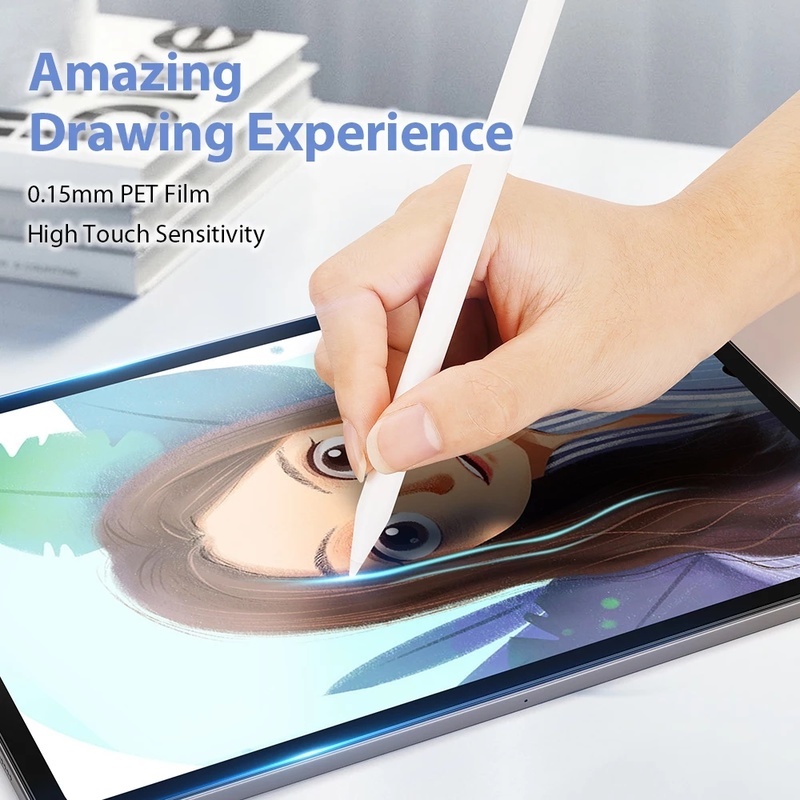 Miếng Dán Bảo Vệ Màn Hình Bằng Giấy Nhám Cho Apple IPad Air 4 3 2 1 Mini 5 6 ID 11 10.2 7 8 9th 10.5