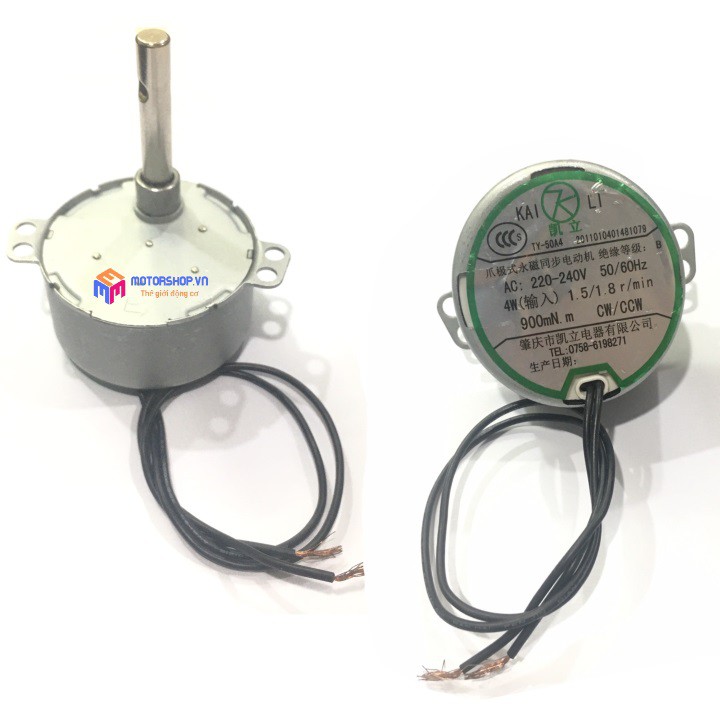 MTS Mổ tơ chuyển hướng quạt hơi nước 220V AC 4W- Động cơ tuốc năng quạt