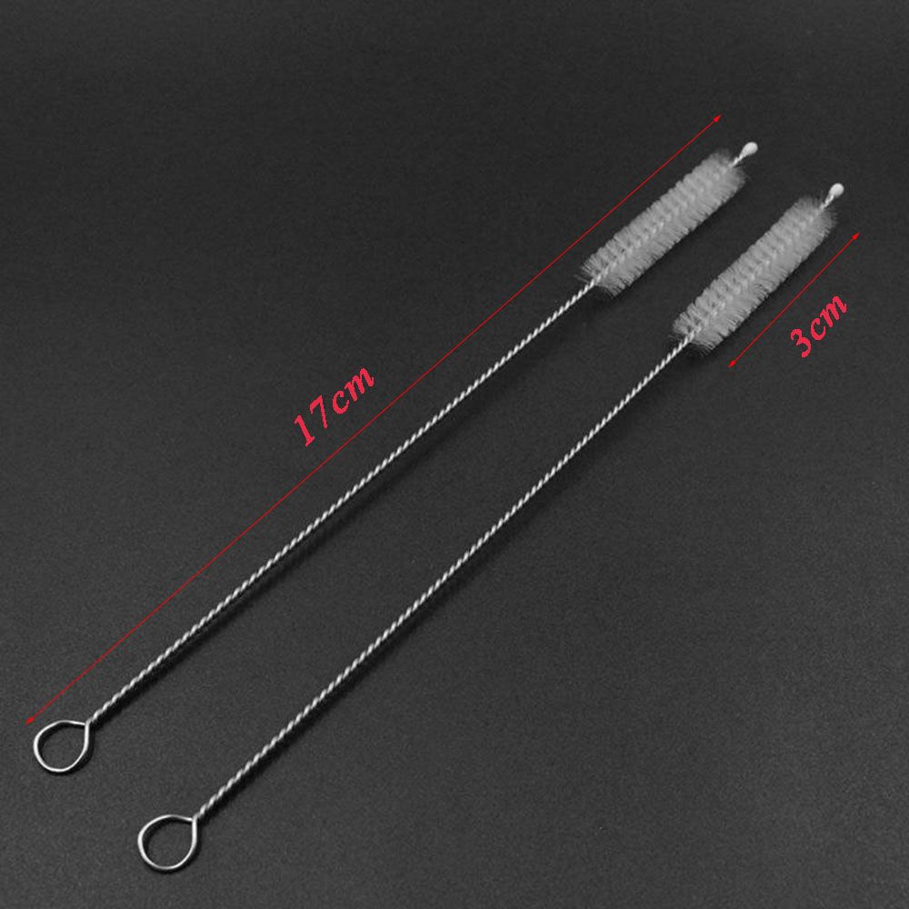 Set 10 Cọ Vệ Sinh Ống Hút Bằng Thép Không Gỉ Mới