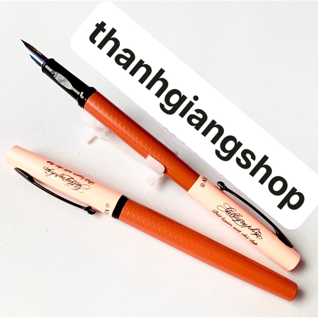 Bút máy 876 ngòi Lá Tre Calligraphy, Bút mực Chuyên Luyện Chữ Thanh Đậm