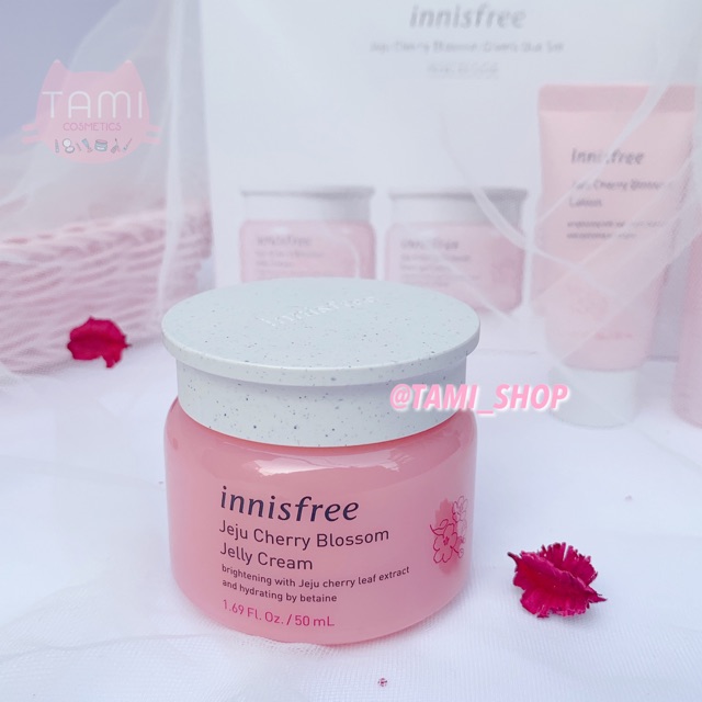 SET KEM DƯỠNG DA INNISFREE CHERRY BLOSSOM CREAM DUO SET