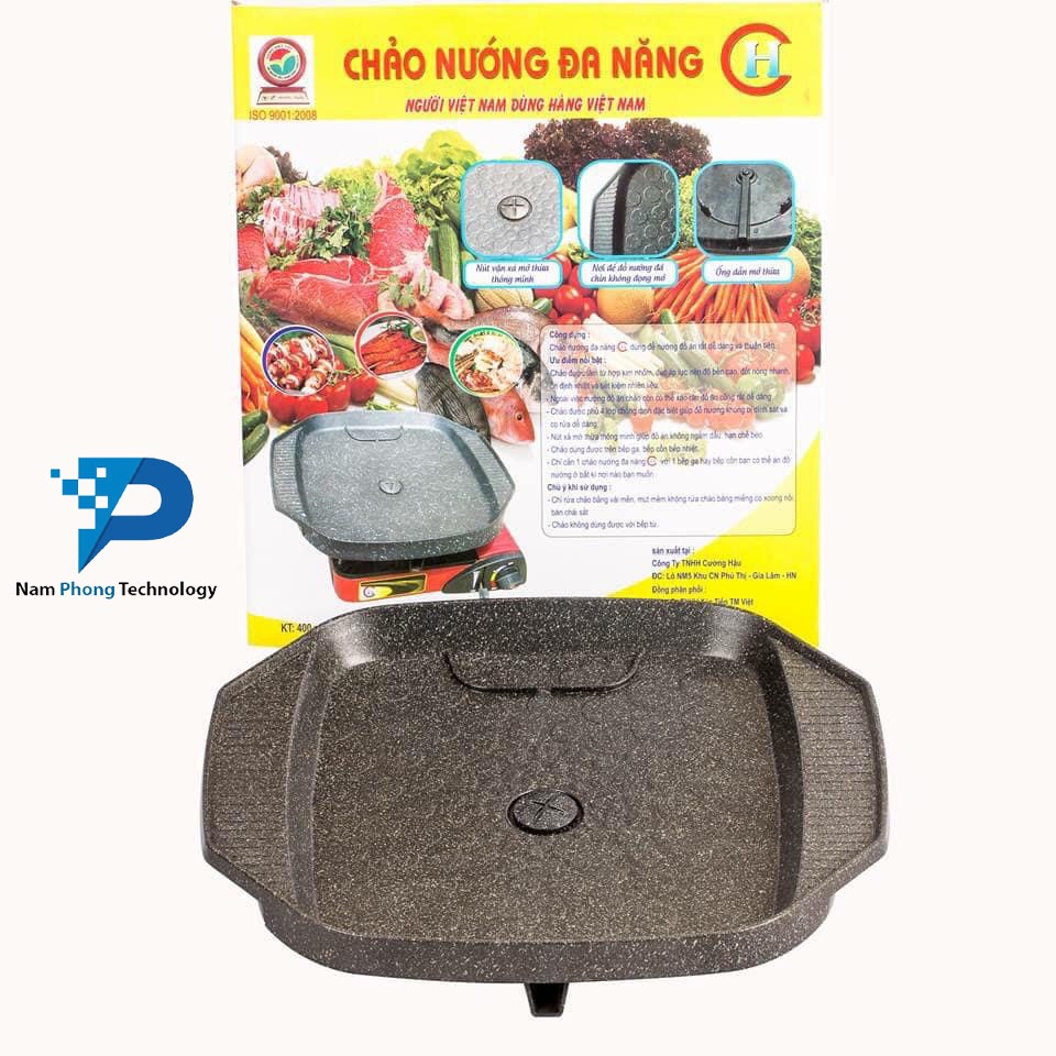 CHẢO NƯỚNG ĐIỆN ĐA NĂNG CH COOK - BH CHÍNH HÃNG MADEIN VIỆT NAM