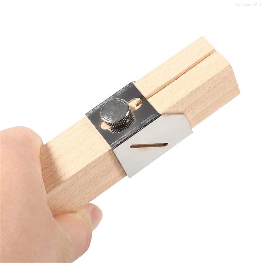 Dụng cụ cắt tái chế chai nhựa bằng gỗ có nút vặn tự làm tiện dụng