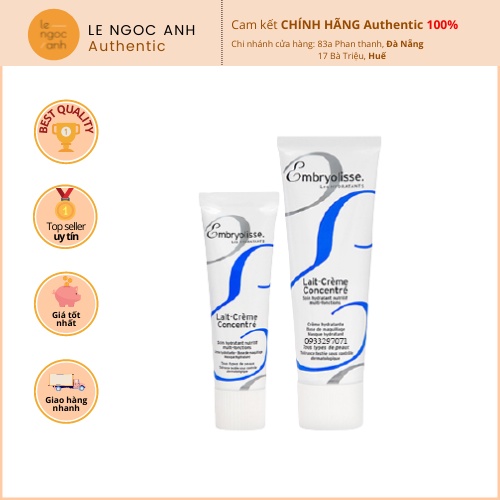 Kem Dưỡng Ẩm Phục Hồi Da Embryolisse Lait Crème Concentré