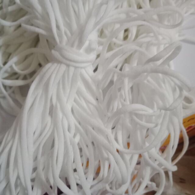 Chun xốp 4-5li , may khẩu trang, chun sơ sinh, quay mũ vải cho bé (bó 6m)