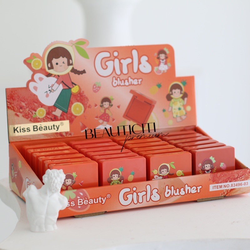 MÁ HỒNG PHẤN LÌ GIRLS BLUSHER KISS BEAUTY | BigBuy360 - bigbuy360.vn