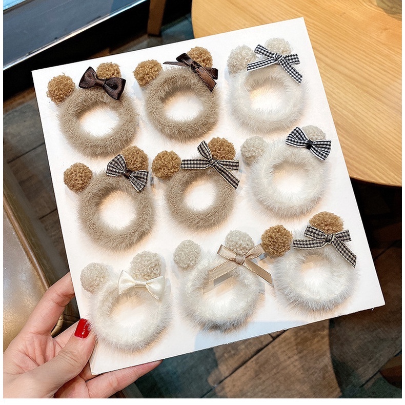 Cột tóc đính đá thời trang hình hoa, ngôi sao, trái tim nhiều kiểu ANNIE