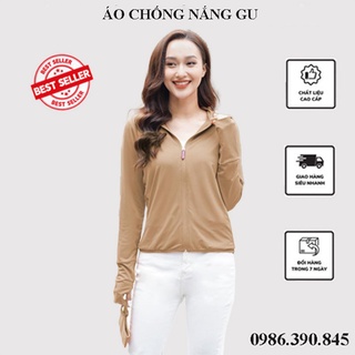 Áo chống nắng NỮ 2 lớp Gu vải thông hơi kim cương xuất dư ngăn tia UV tuyệt đối
