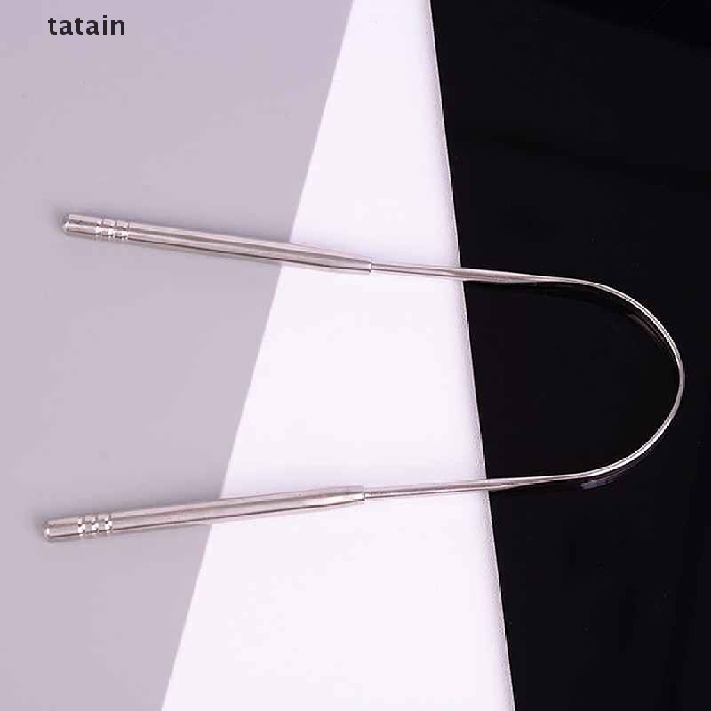 [Hàng mới về] Dụng cụ cạo lưỡi bằng thép không gỉ vệ sinh răng miệng