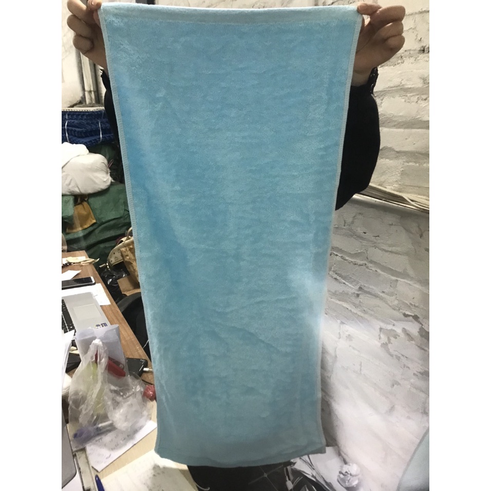 khăn quấn tóc 35x75cm 100%.cotton thấm nước tốt