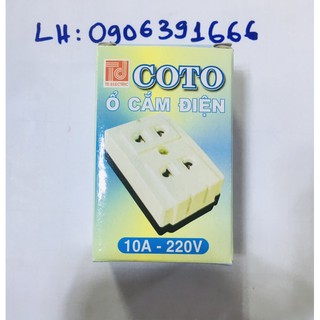 Ổ cắm điện 2 chấu | ổ cắm 2 lỗ không dây